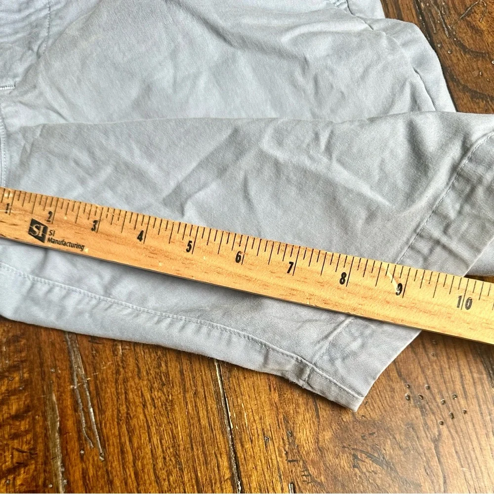Abercrombie & Fitch Lt Blue Flat Front Shorts‎